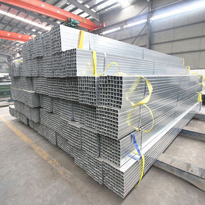 Superior Corrosion Resistance 0.12mm-6mm Thickness Hot Dip Galvanized Square Steel Pipe and Tube GI with ROHS Certificate