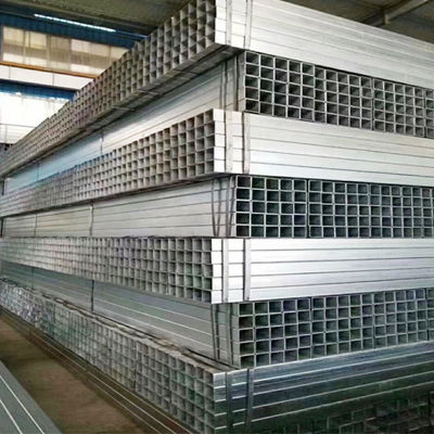 Superior Corrosion Resistance 0.12mm-6mm Thickness Hot Dip Galvanized Square Steel Pipe and Tube GI with ROHS Certificate
