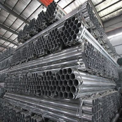 Strict Testing Regular Spangle Galvanized Steel Round Pipe with Assurance and Slightly Oiled