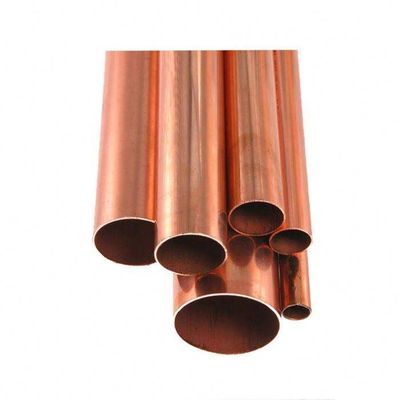 Round Copper Pipe with OD 1mm-914mm and Cu Min 99.9% from Directly