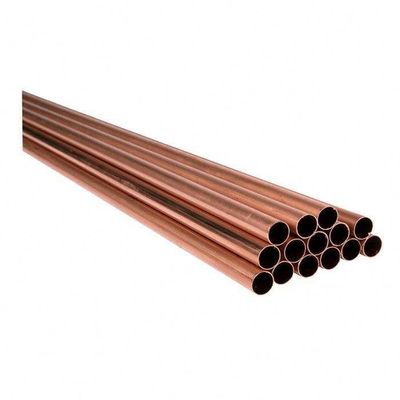 Thin Wall Copper Pipe with 1mm-220mm Wall Thickness and Decoiling Processing Service