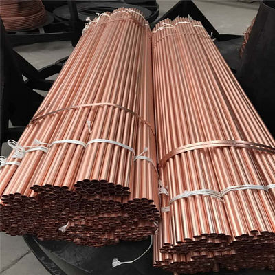 Thin Wall Copper Pipe with 1mm-220mm Wall Thickness and Decoiling Processing Service