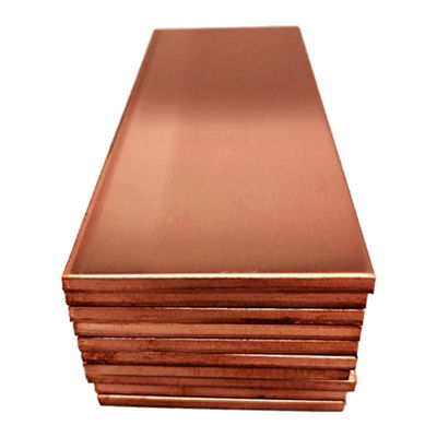 Non-Alloy C1100 Copper Plate in 0.1mm Thickness and 20-2500mm Width for Minimum Order of One Ton