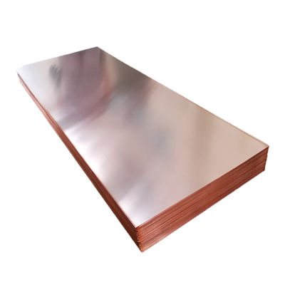 Inexpensive Copper Plate with Elongation ≥ % 30 and Ultimate Strength ≥ MPa 195 Minimum Order One Ton C12200