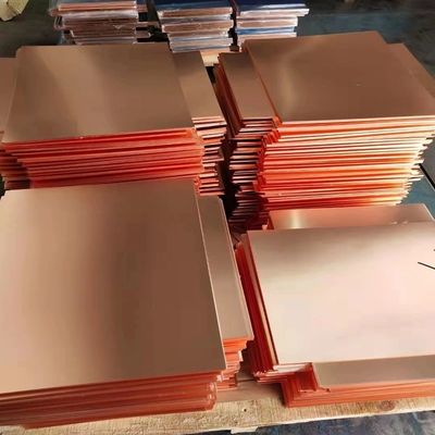 20~2500mm Pure Copper Plate for Decoration Industry from Grade Copper