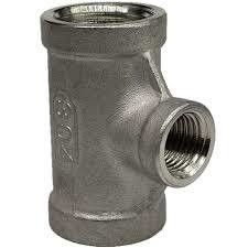 Round Head Code Stainless Steel Tube Fittings Tee at Best with Mirror Polished Finish