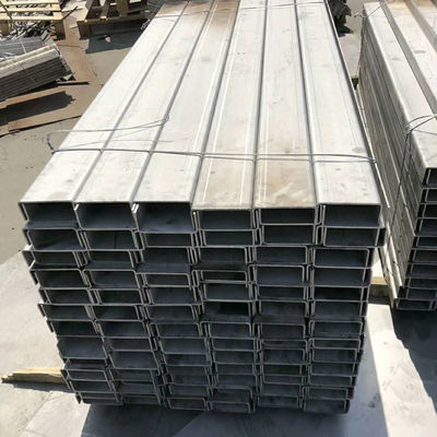 Raw Materials Stainless Steel U Channel for Curtain Wall Engineering and Other Construction Projects